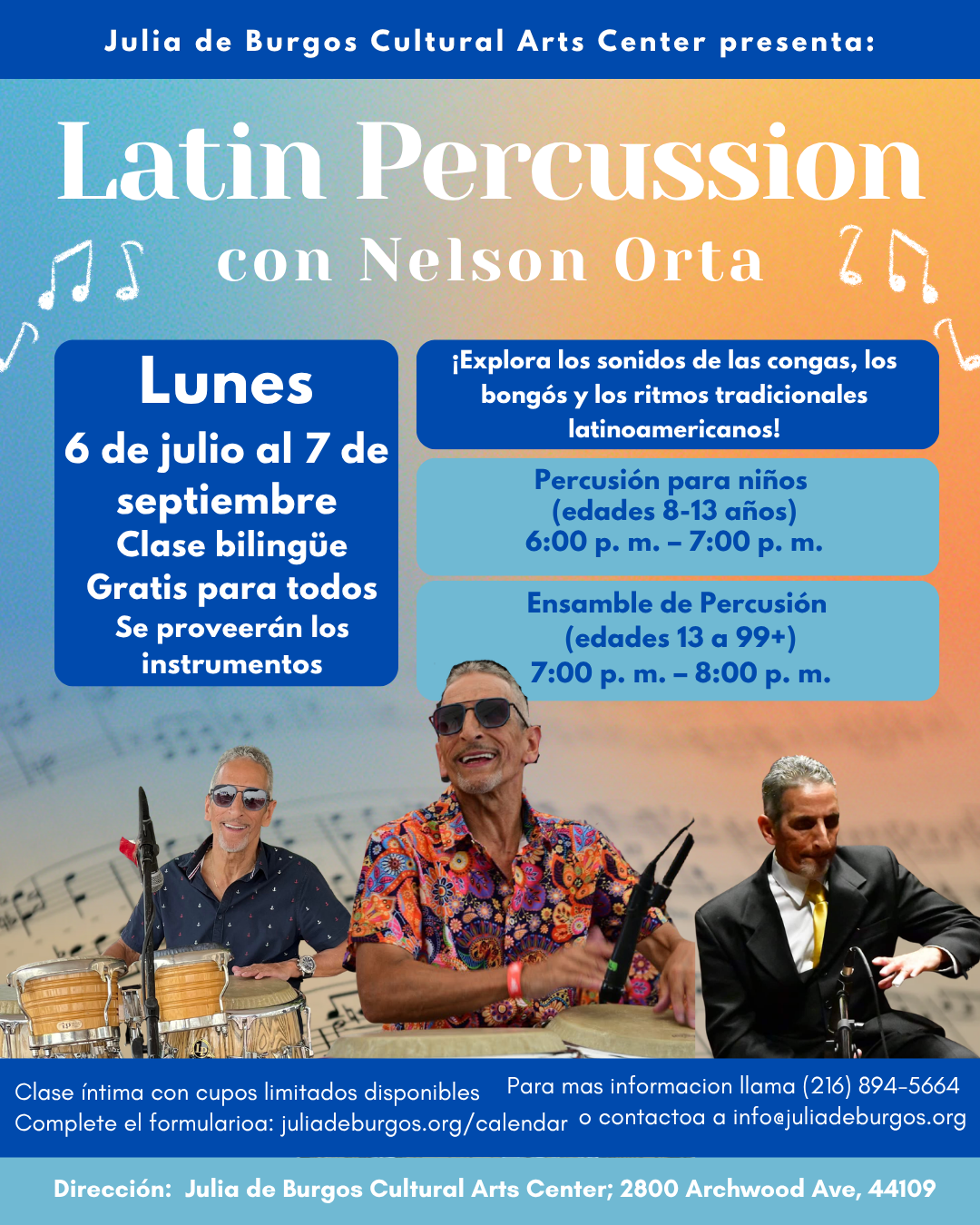 Gallery 1 - Latin Percussion with Nelson Orta